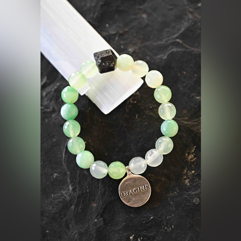 Fierce Forward 💚IMAGINE YOUR DREAMS TOURMALINE BRACELET, size medium 🖤